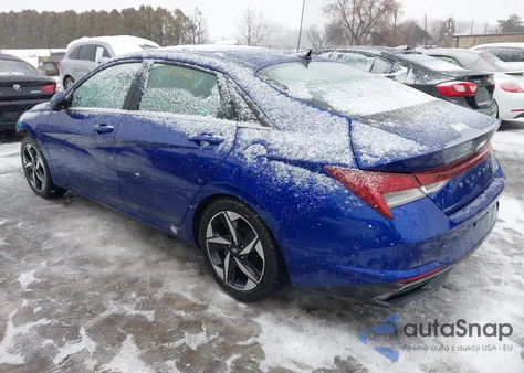 2023 Hyundai Elantra Limited from USA, damaged, VIN KMHLP4AG4PU425277